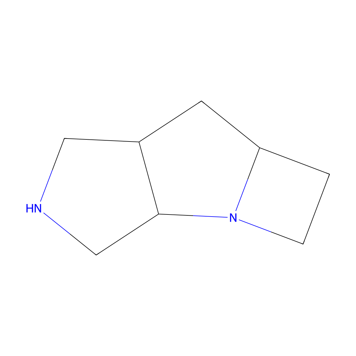 2,9-Diazatricyclo[5.3.0.0,2,5]decane molecular structure, CAS 132414-54-1