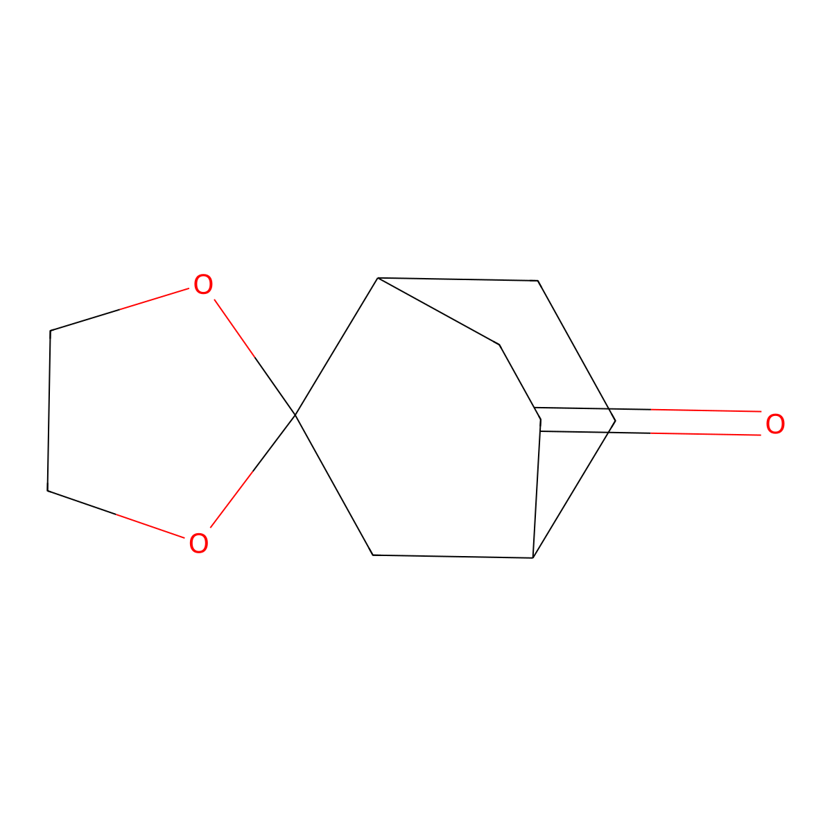 Spiro[bicyclo[2.2.2]octane-2,2'-[1,3]dioxolane]-5-one molecular structure, CAS 132435-30-4