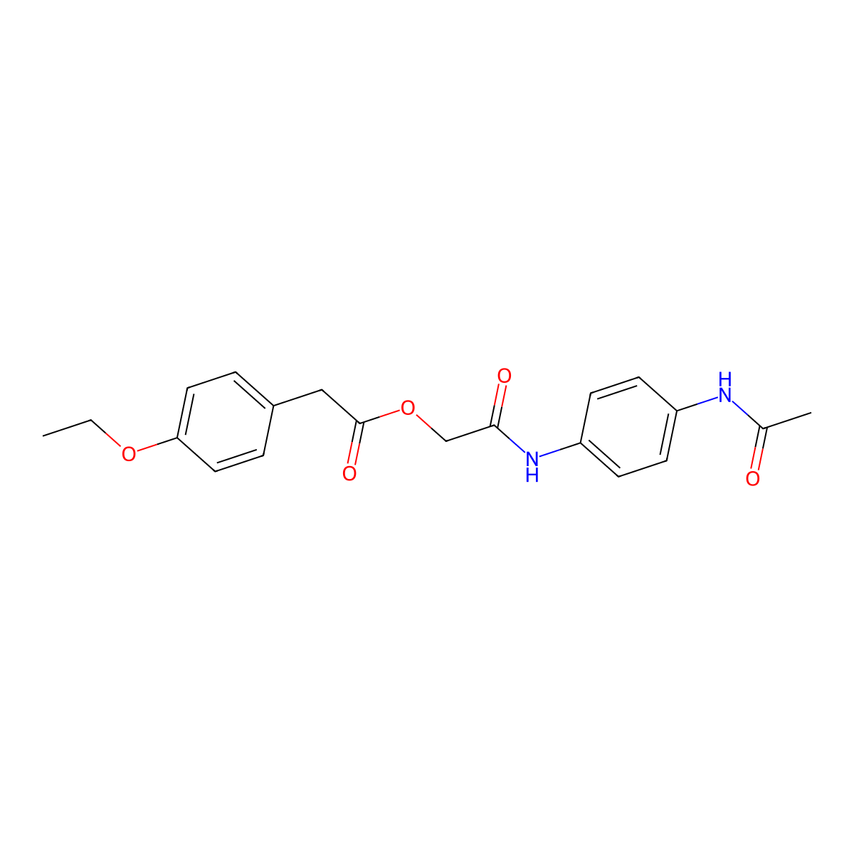 2-{[4-(Acetylamino)phenyl]amino}-2-oxoethyl (4-ethoxyphenyl)acetate molecular structure, CAS 1324363-59-8