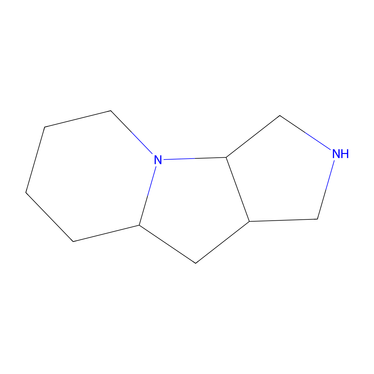 decahydro-1H-pyrrolo[3,4-b]indolizine molecular structure, CAS 132441-62-4