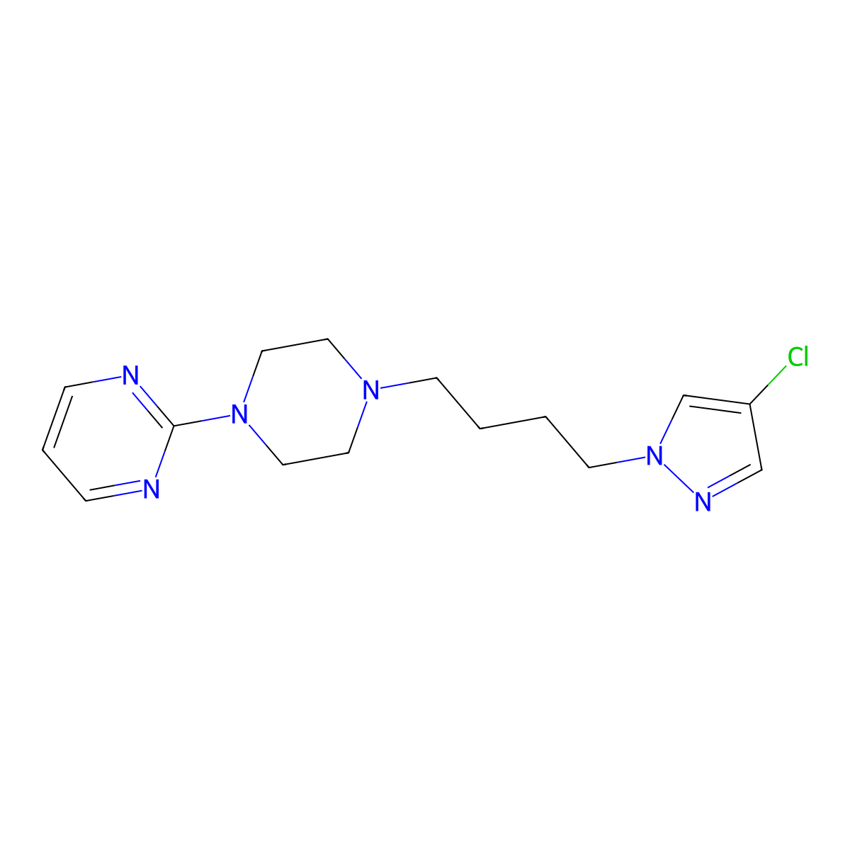 Lesopitron molecular structure, CAS 132449-46-8