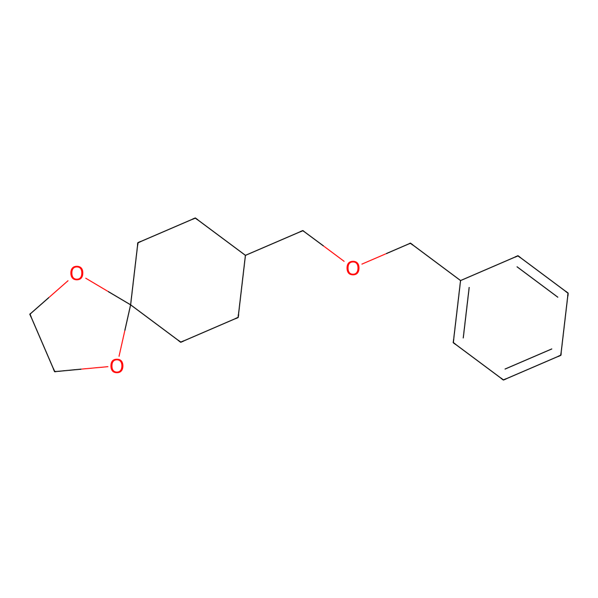 8-(Benzyloxymethyl)-1,4-dioxaspiro[4.5]decane molecular structure, CAS 132452-42-7