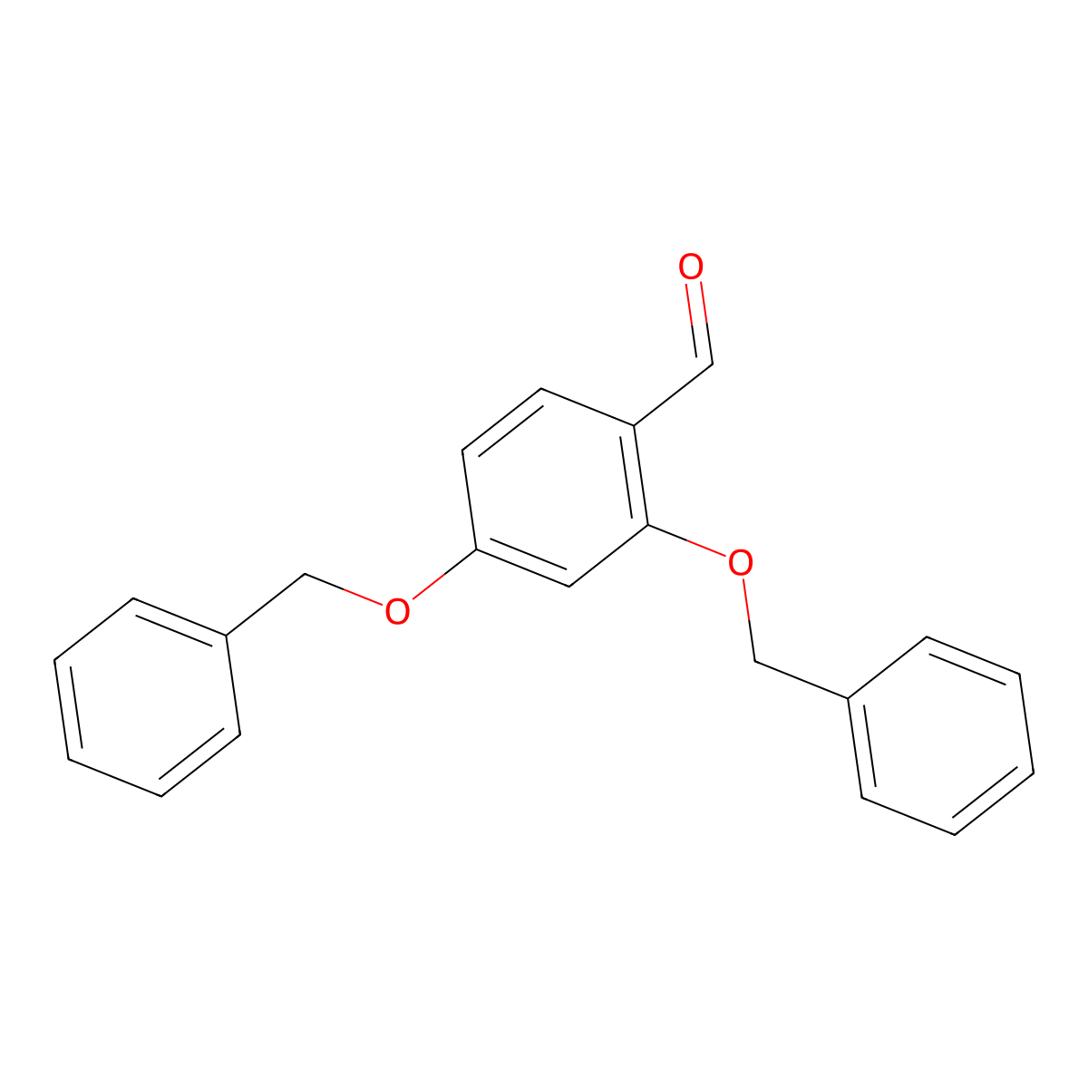 2,4-Bis(benzyloxy)benzaldehyde molecular structure, CAS 13246-46-3