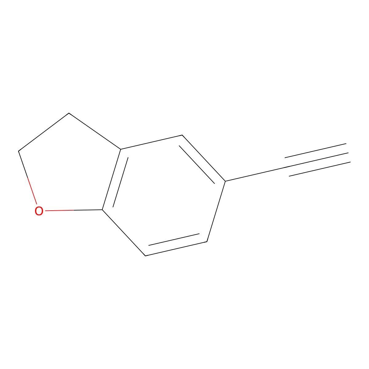 5-Ethynyl-2,3-dihydro-1-benzofuran molecular structure, CAS 132464-87-0