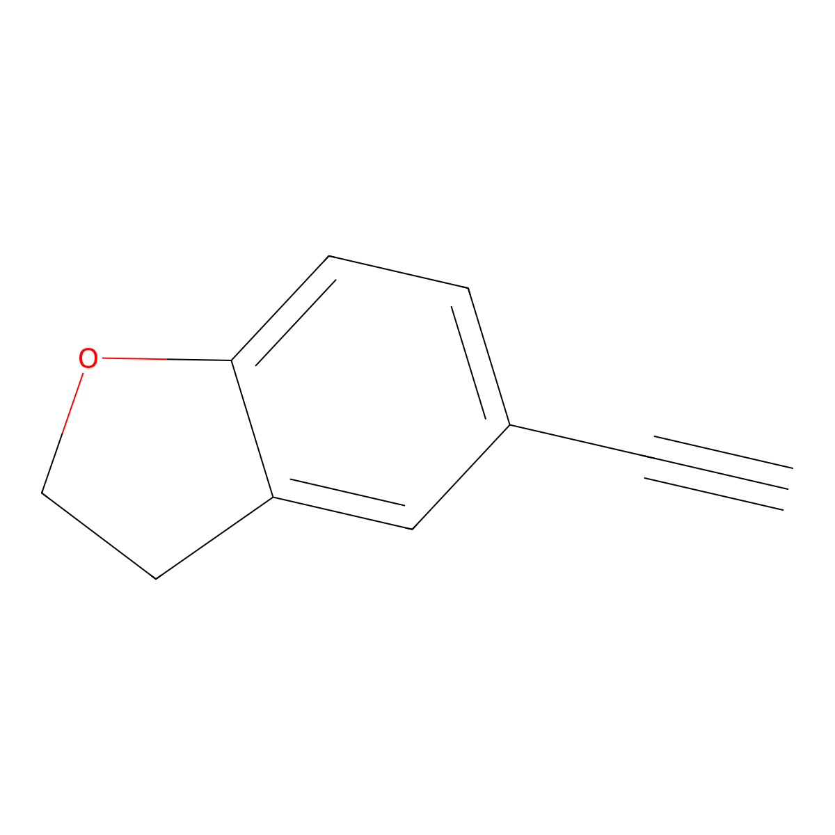 5-Ethynyl-2,3-dihydro-1-benzofuran molecular structure, CAS 132464-87-0