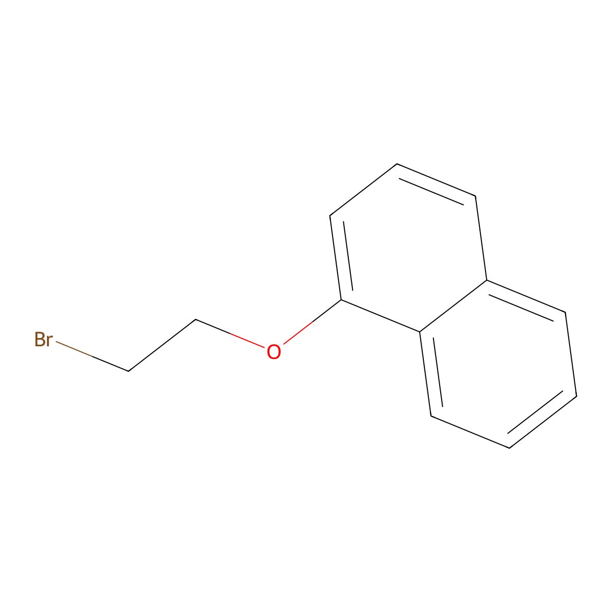 1-(2-Bromoethoxy)naphthalene molecular structure, CAS 13247-79-5