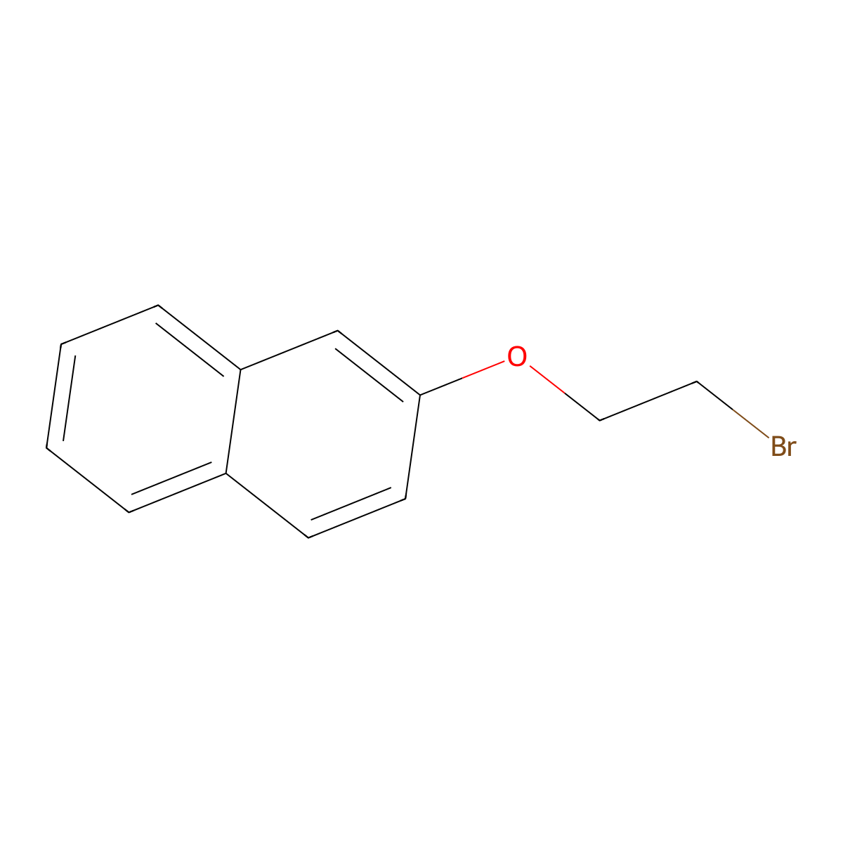 2-(2-Bromoethoxy)naphthalene molecular structure, CAS 13247-80-8