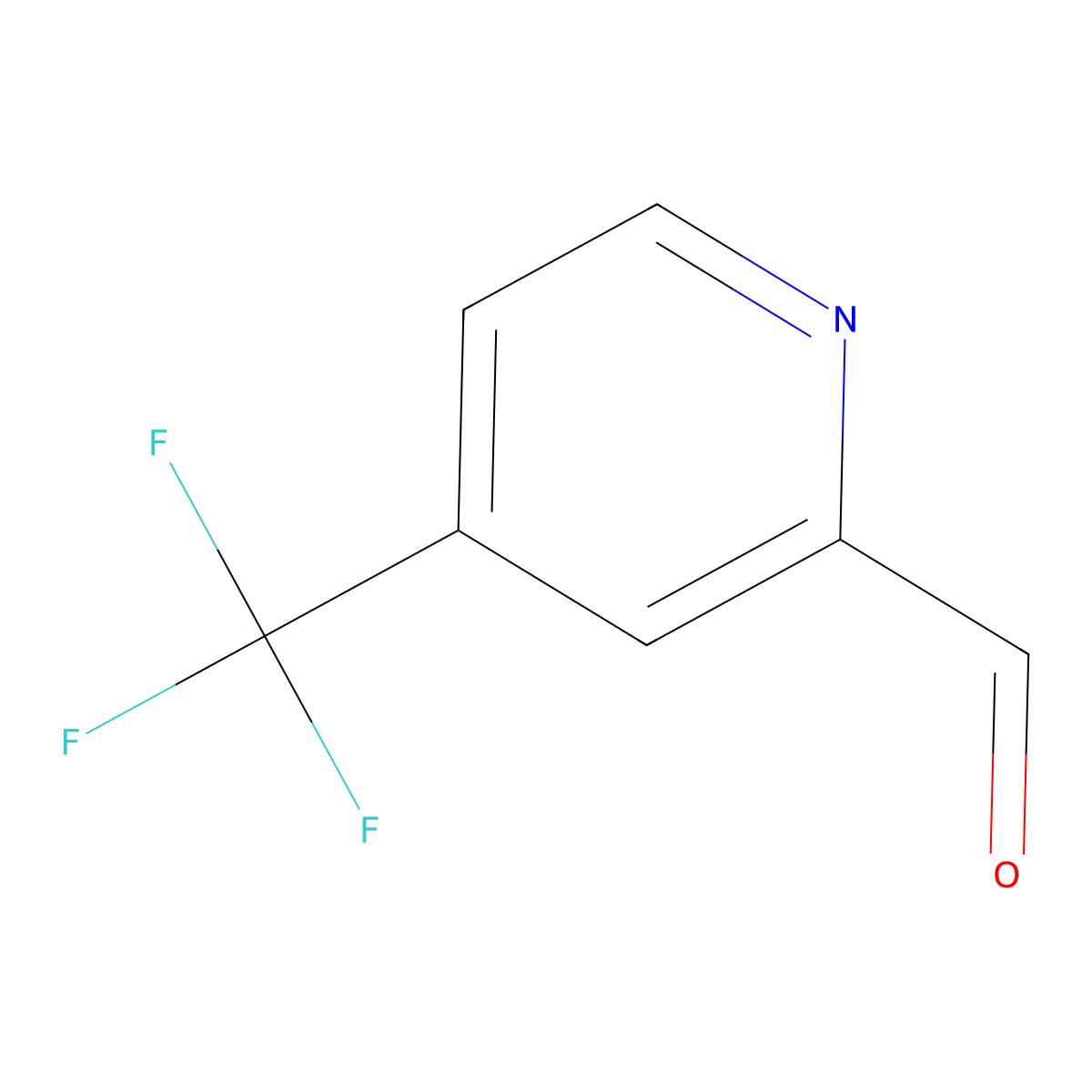 4-(Trifluoromethyl)pyridine-2-carbaldehyde molecular structure, CAS 132470-83-8