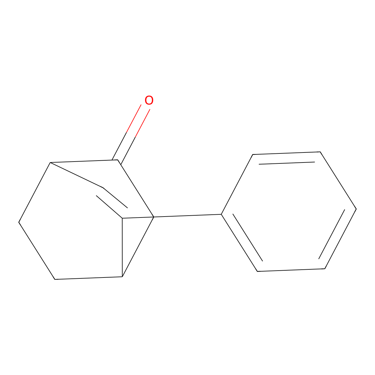5-Phenylbicyclo[2.2.2]oct-5-EN-2-one molecular structure, CAS 132486-17-0