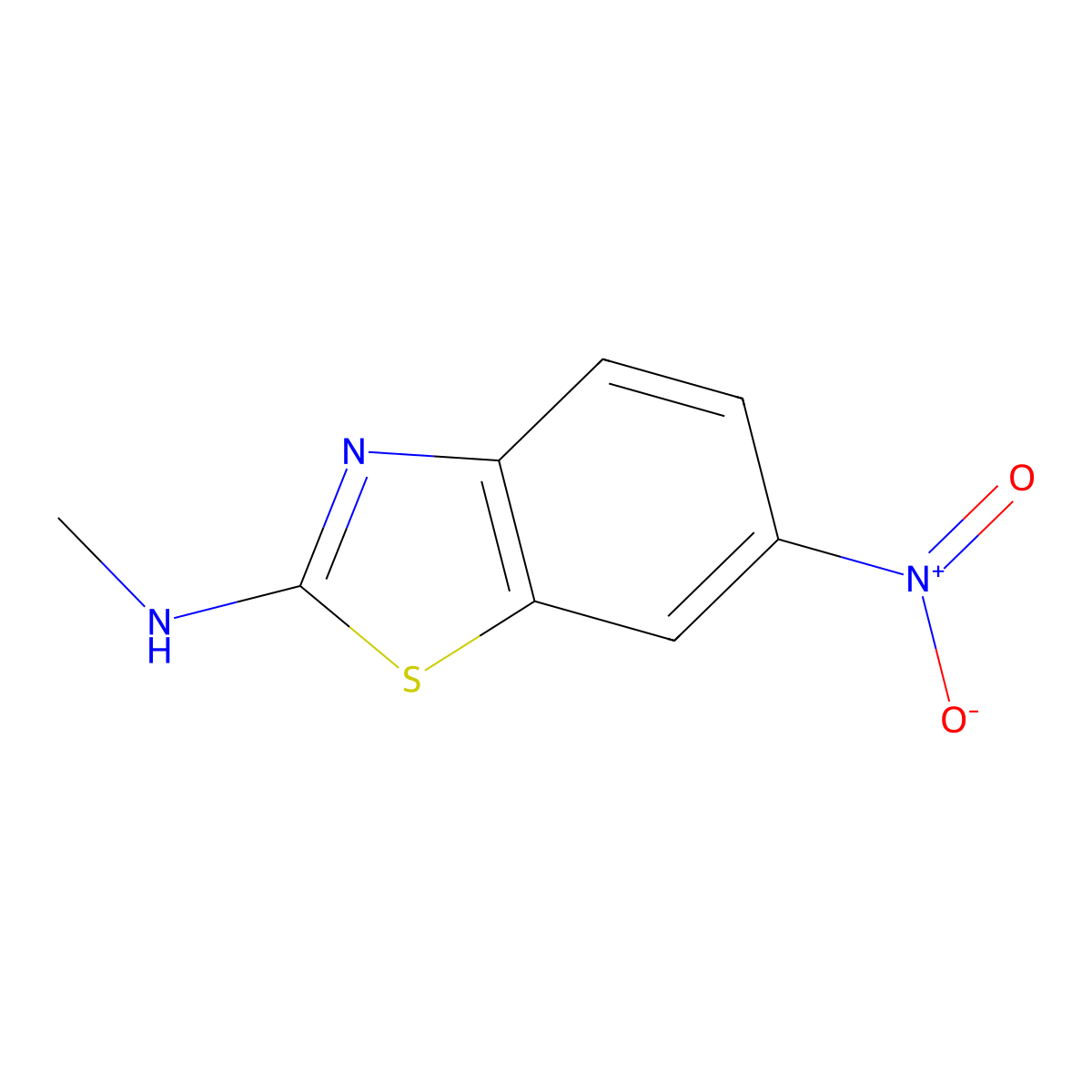 N-Methyl-6-nitrobenzo[D]thiazol-2-amine molecular structure, CAS 132509-67-2