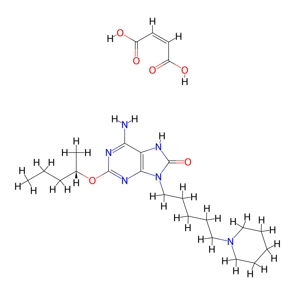 GSK-2245035 maleate molecular structure, CAS 1325212-97-2