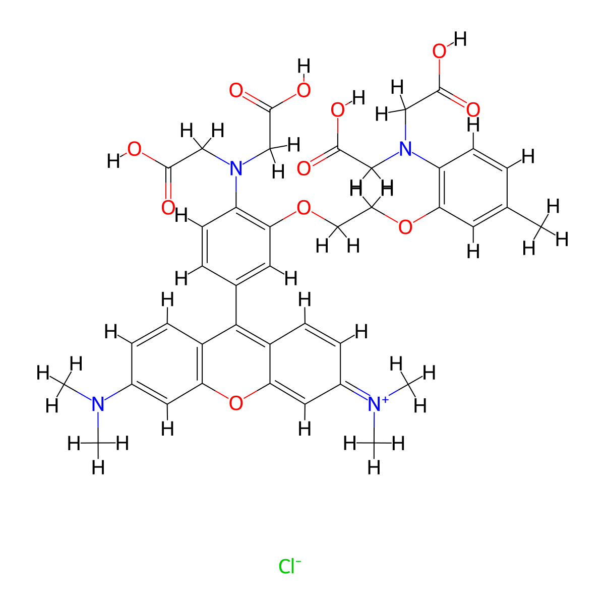 Rhod-2 molecular structure, CAS 132523-91-2