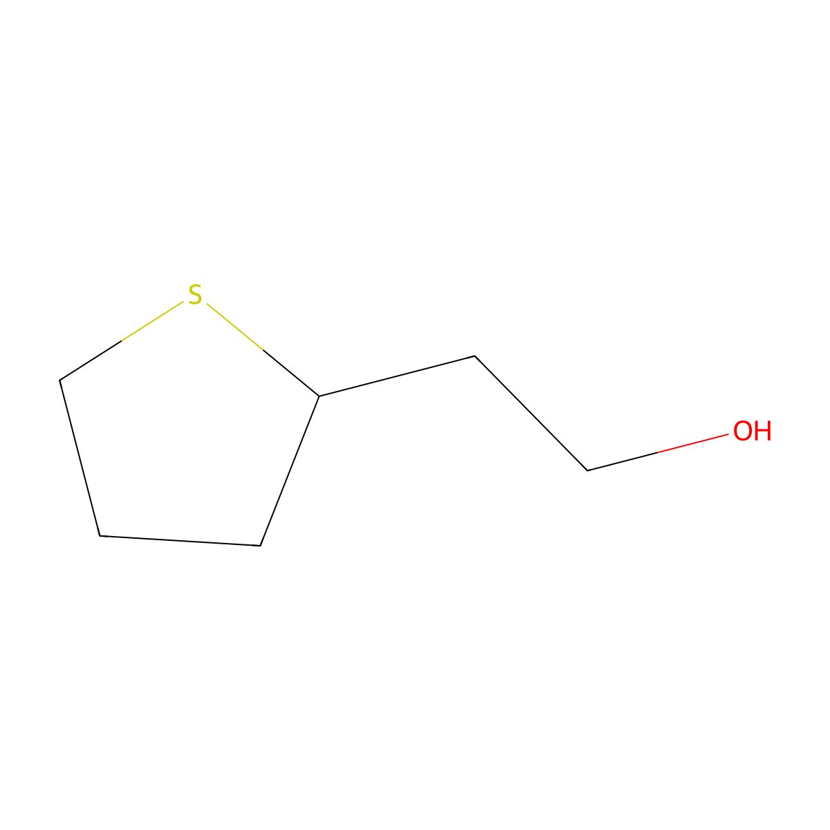 2-(Thiolan-2-yl)ethan-1-ol molecular structure, CAS 132525-87-2