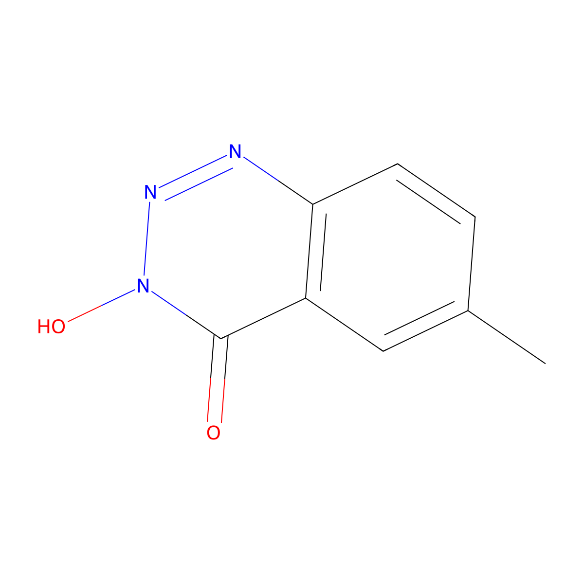 3-Hydroxy-6-methylbenzo[d][1,2,3]triazin-4(3H)-one molecular structure, CAS 132533-58-5