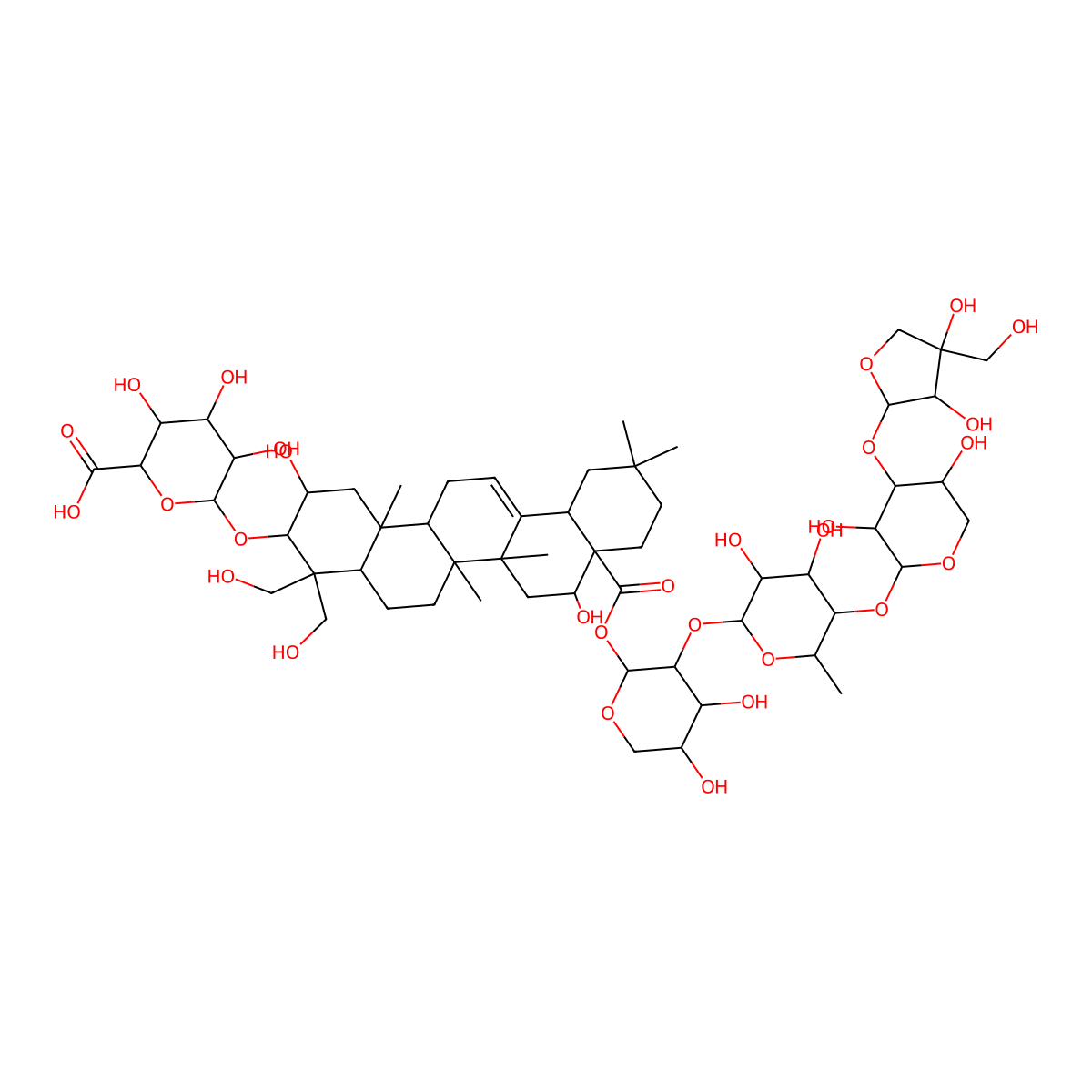Platycodin J molecular structure, CAS 1325614-80-9