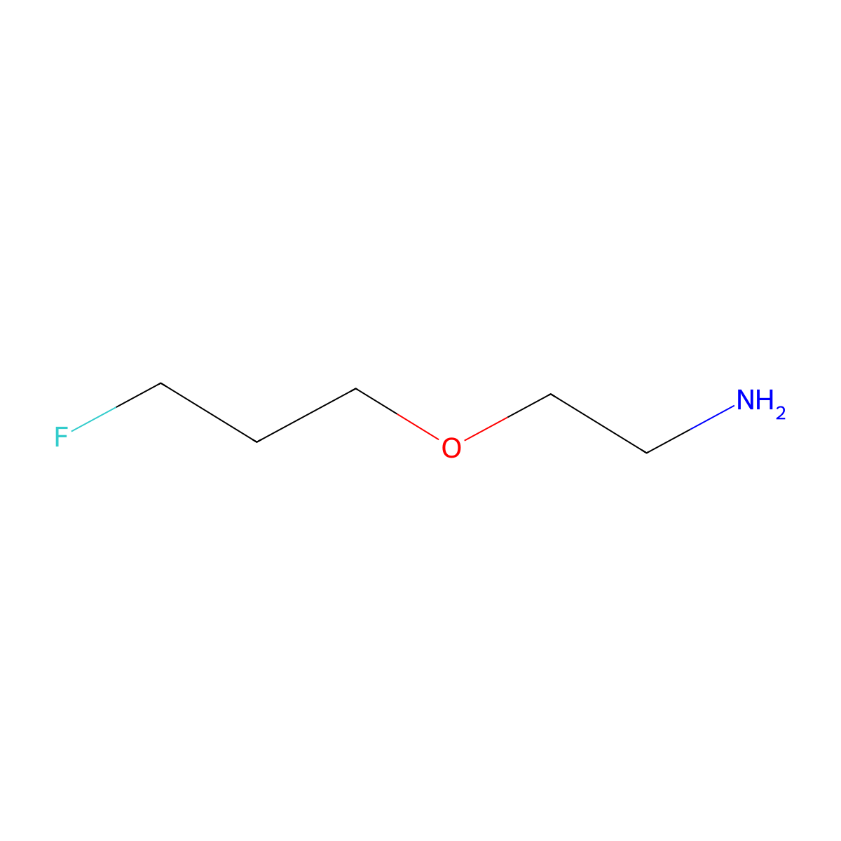 2-(3-Fluoropropoxy)ethan-1-amine molecular structure, CAS 1325724-19-3