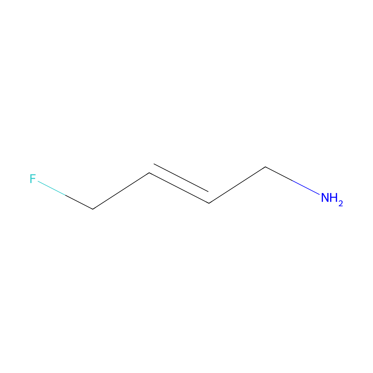 4-Fluorobut-2-en-1-amine molecular structure, CAS 1325809-47-9