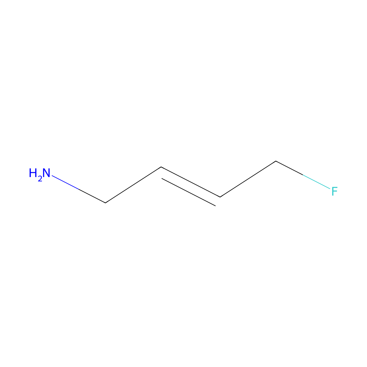 4-Fluorobut-2-en-1-amine molecular structure, CAS 1325809-47-9