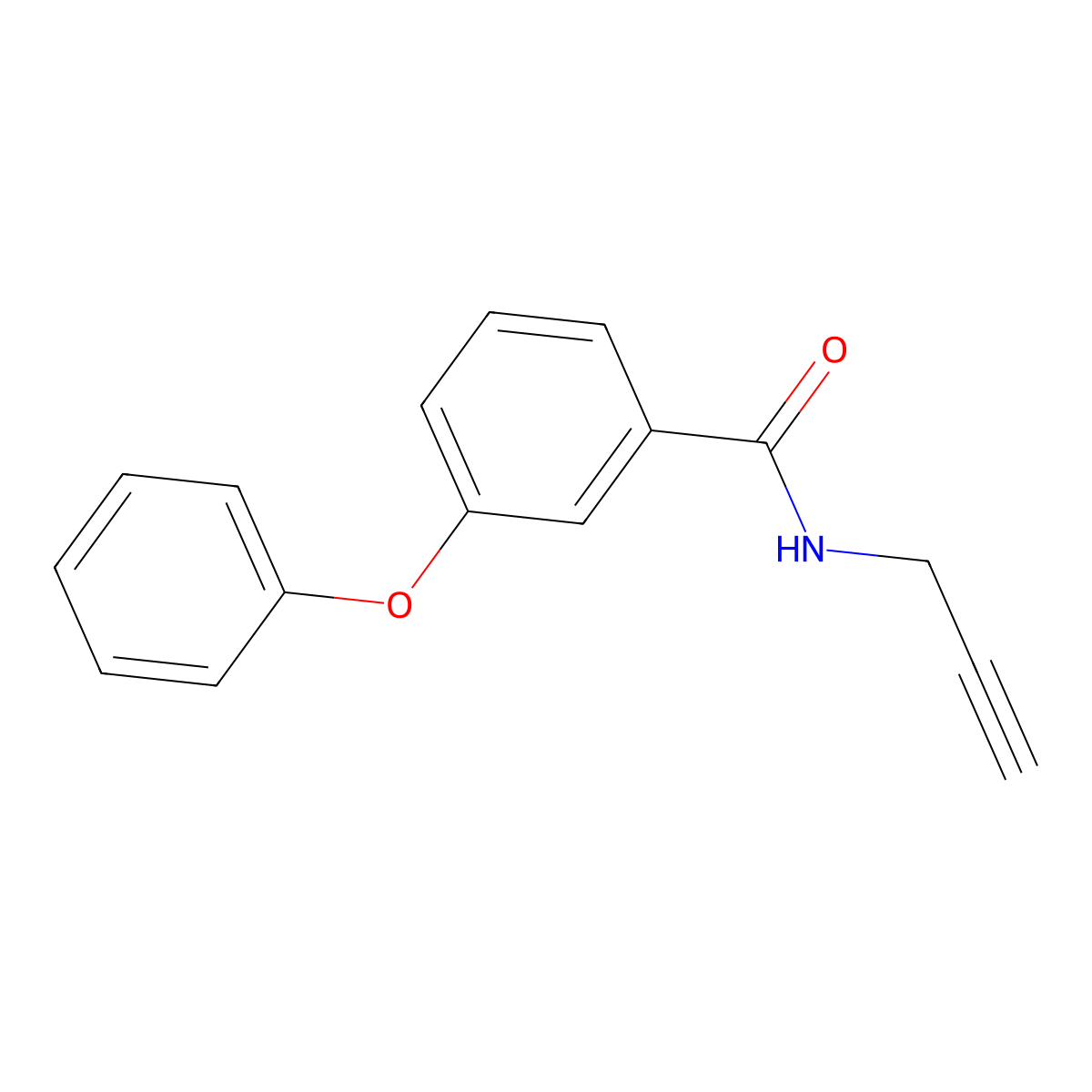 (3-Phenoxybenzoyl)amino-2-propyne molecular structure, CAS 1326054-61-8