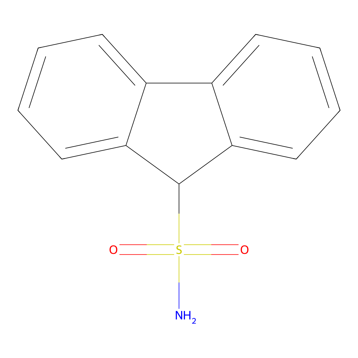 9H-fluorene-9-sulfonamide molecular structure, CAS 132606-18-9