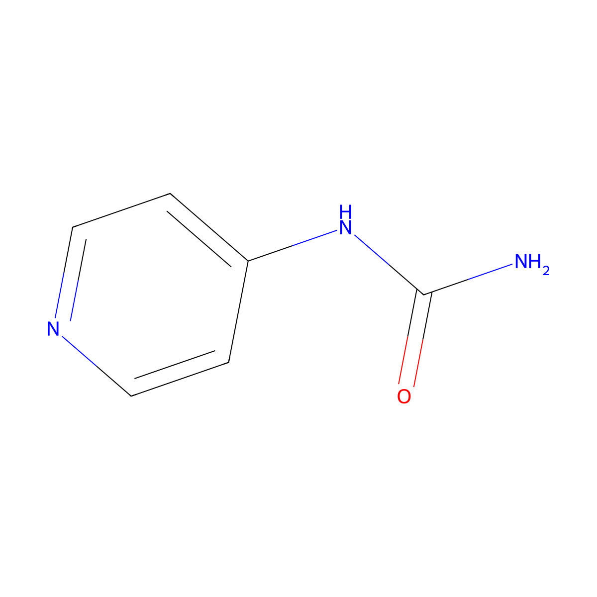 Urea, 4-pyridinyl- molecular structure, CAS 13262-38-9