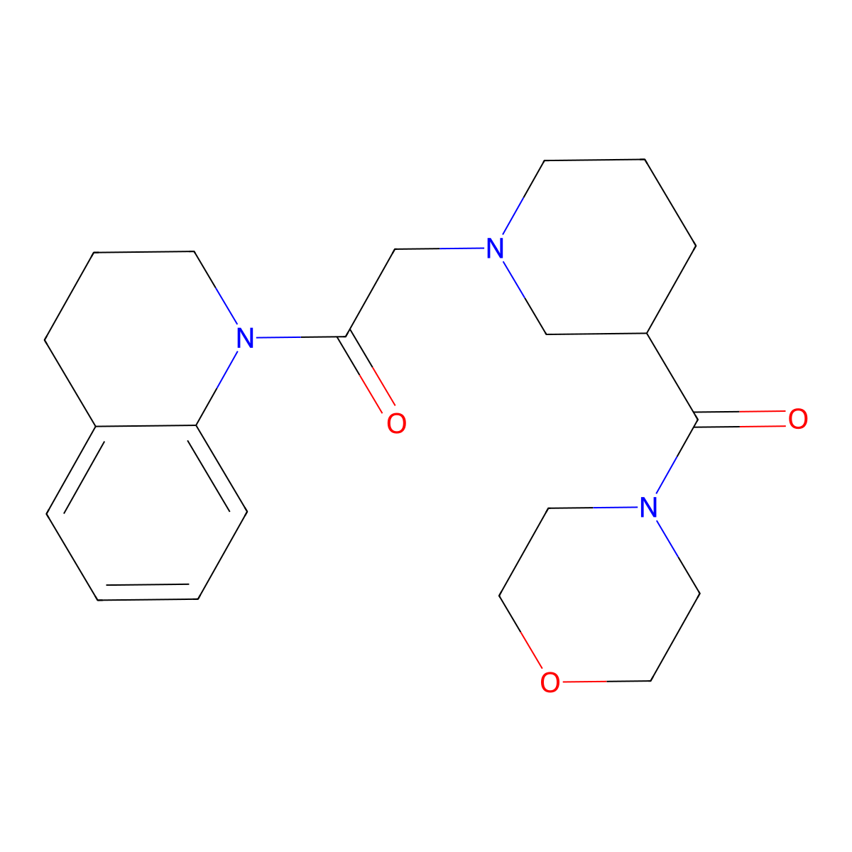 2-[3-(Morpholine-4-carbonyl)piperidin-1-yl]-1-(1,2,3,4-tetrahydroquinolin-1-yl)ethan-1-one molecular structure, CAS 1326517-75-2