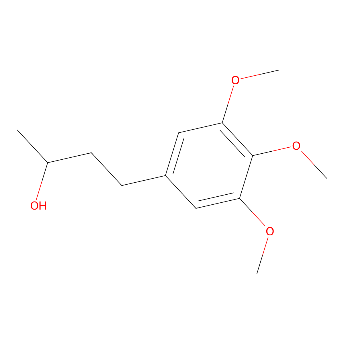 4-(3,4,5-Trimethoxyphenyl)butan-2-ol molecular structure, CAS 1326630-06-1