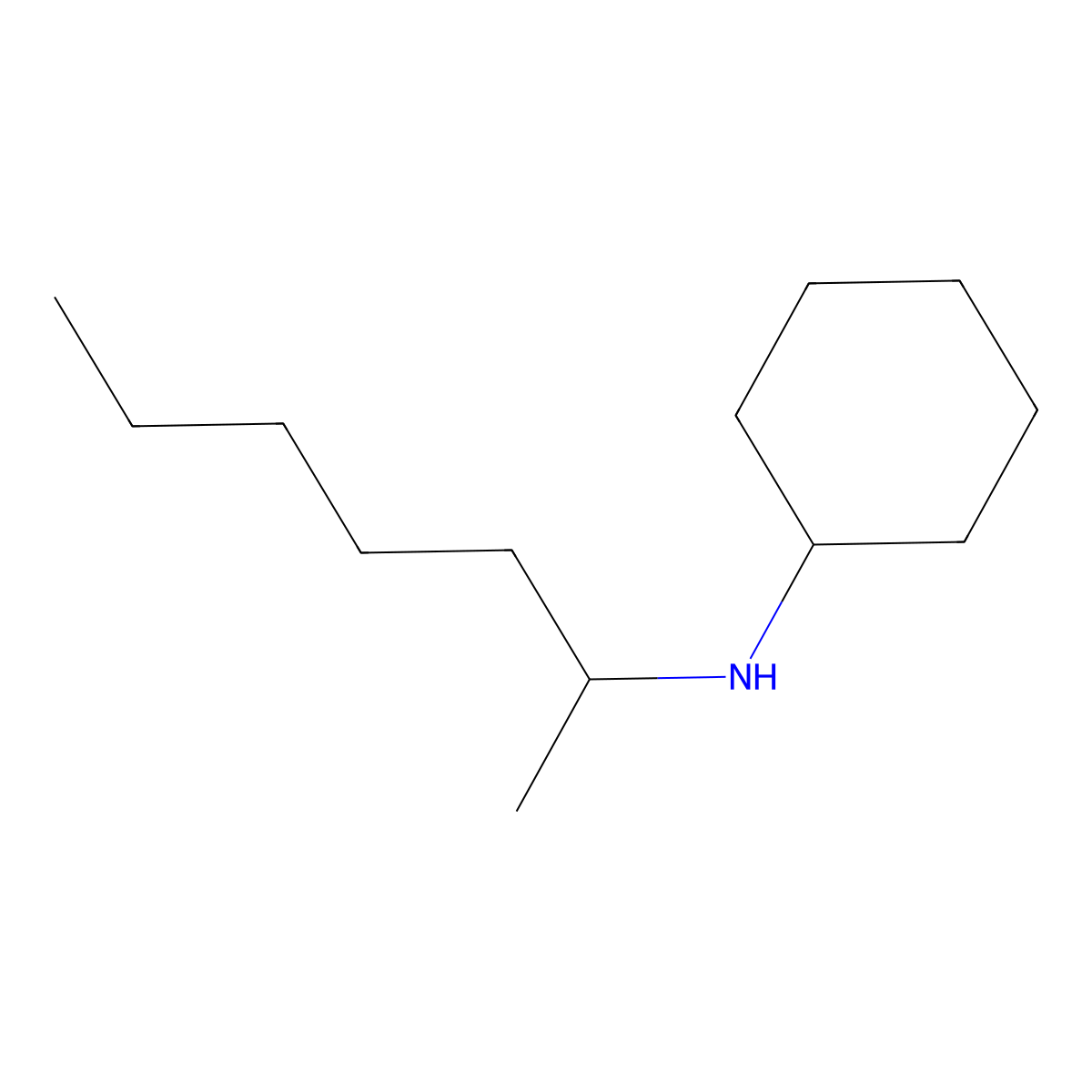 N-(Heptan-2-yl)cyclohexanamine molecular structure, CAS 132666-32-1