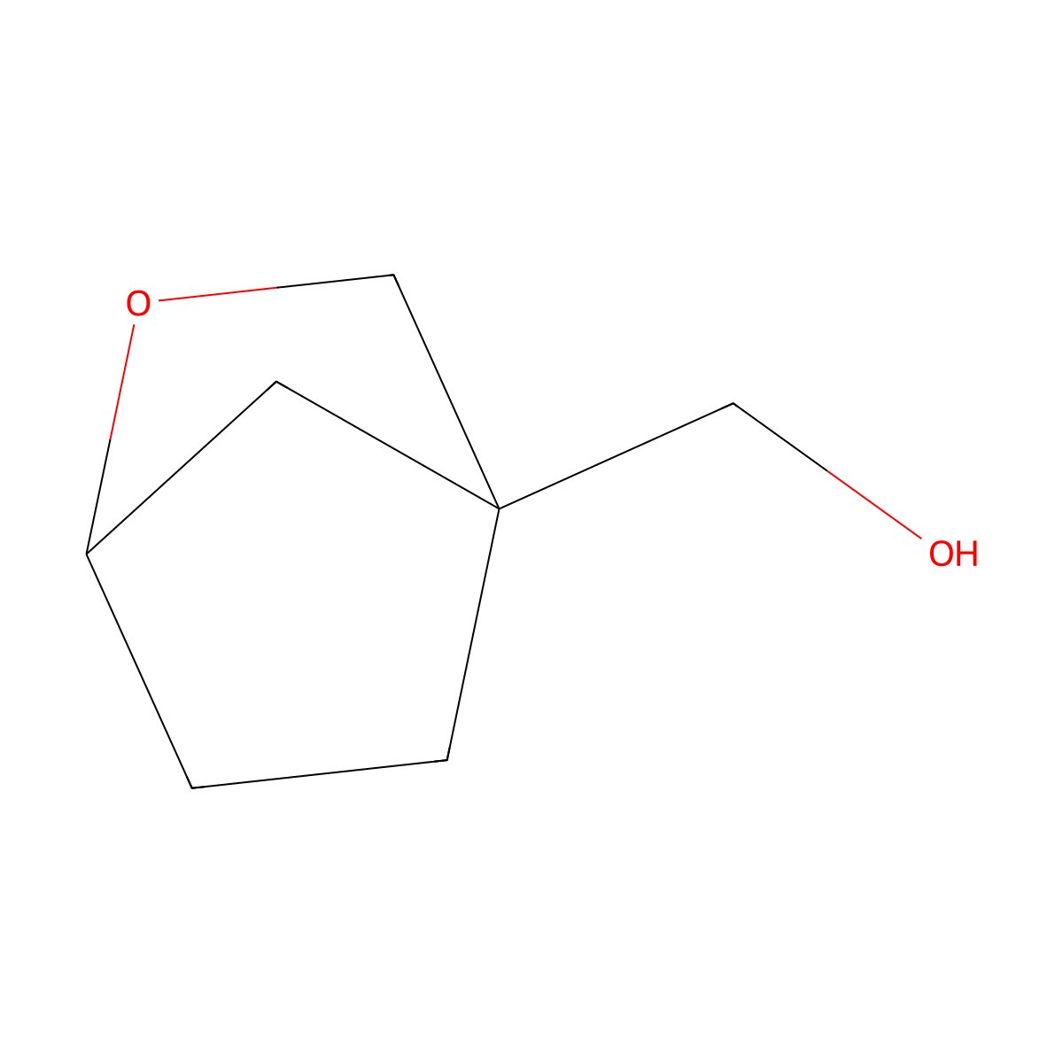 2-Oxabicyclo[2.2.1]heptan-4-ylmethanol molecular structure, CAS 132667-30-2