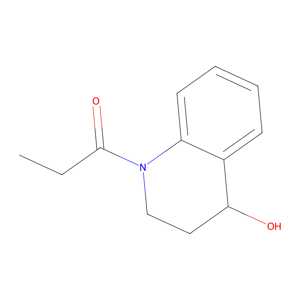 1-(4-Hydroxy-3,4-dihydroquinolin-1(2h)-yl)propan-1-one molecular structure, CAS 1326761-07-2