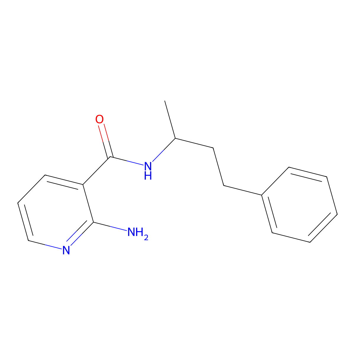 2-amino-N-(4-phenylbutan-2-yl)pyridine-3-carboxamide molecular structure, CAS 1326807-77-5