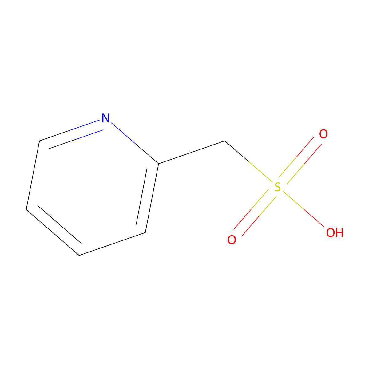 2-Pyridinemethanesulfonic acid molecular structure, CAS 132685-16-6