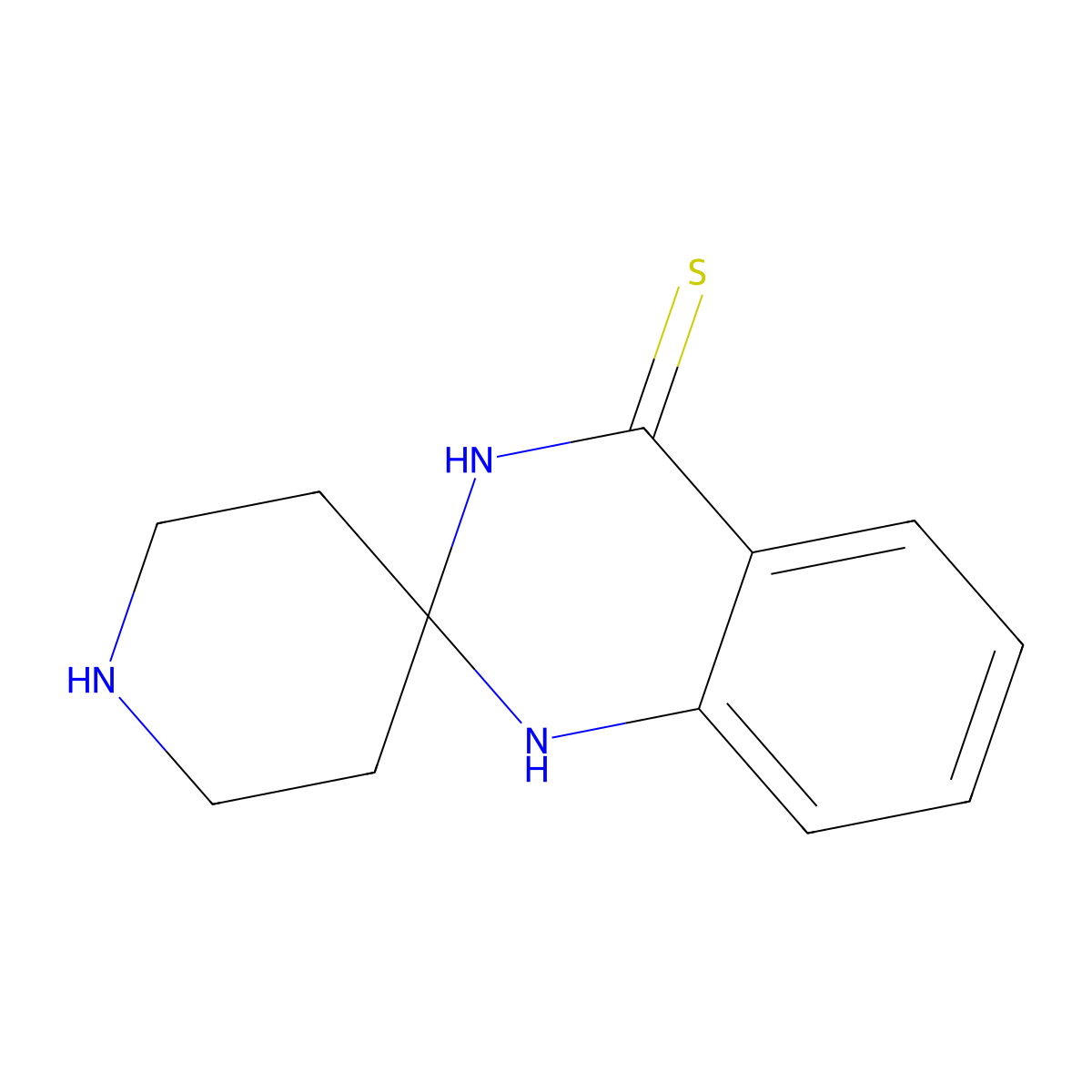 1'H-spiro[piperidine-4,2'-quinazoline]-4'-thiol molecular structure, CAS 1326871-48-0