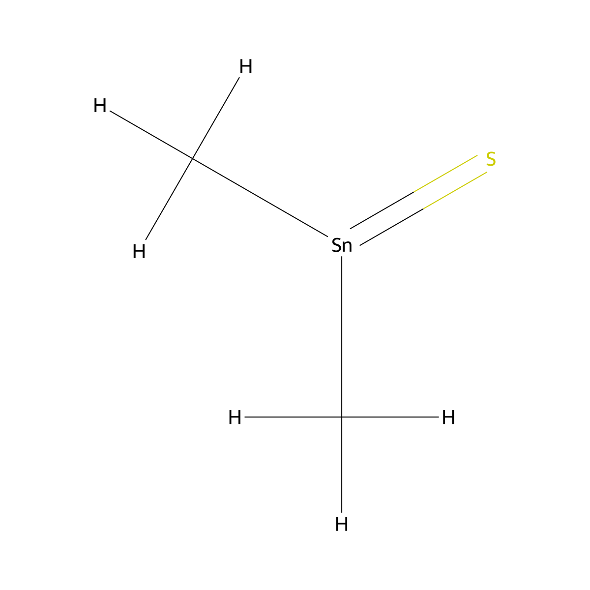 Stannane, dimethylthioxo- molecular structure, CAS 13269-74-4