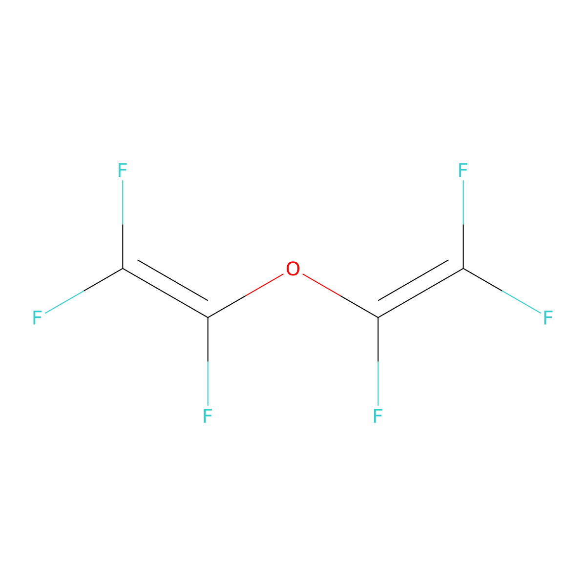 Bis(trifluorovinyl)ether molecular structure, CAS 13269-86-8