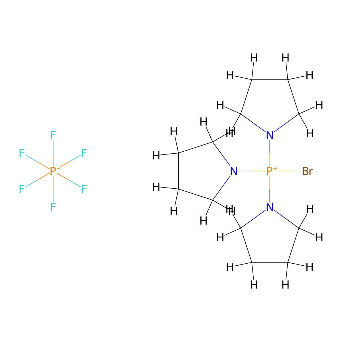 PyBroP molecular structure, CAS 132705-51-2