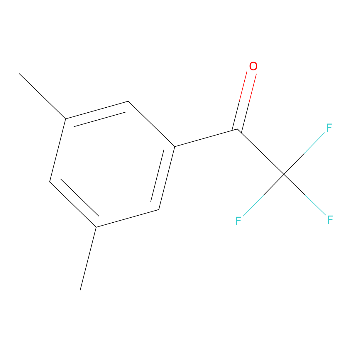 1-(3,5-Dimethylphenyl)-2,2,2-trifluoroethanone molecular structure, CAS 132719-10-9
