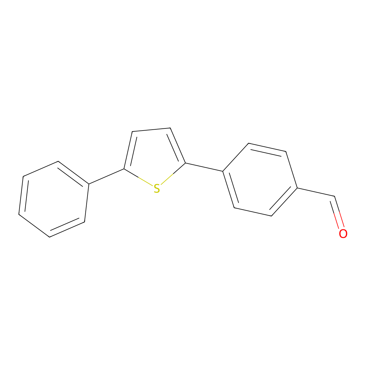 4-(5-Phenylthiophen-2-yl)benzaldehyde molecular structure, CAS 1327248-66-7