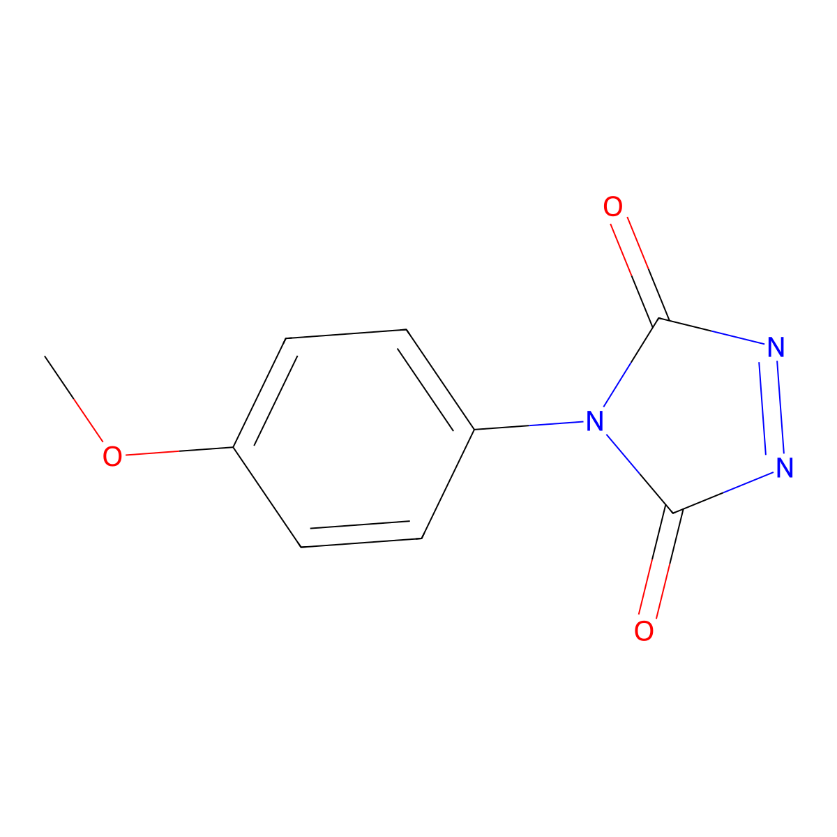 4-(4-Methoxyphenyl)-3H-1,2,4-triazole-3,5(4H)-dione molecular structure, CAS 13274-44-7
