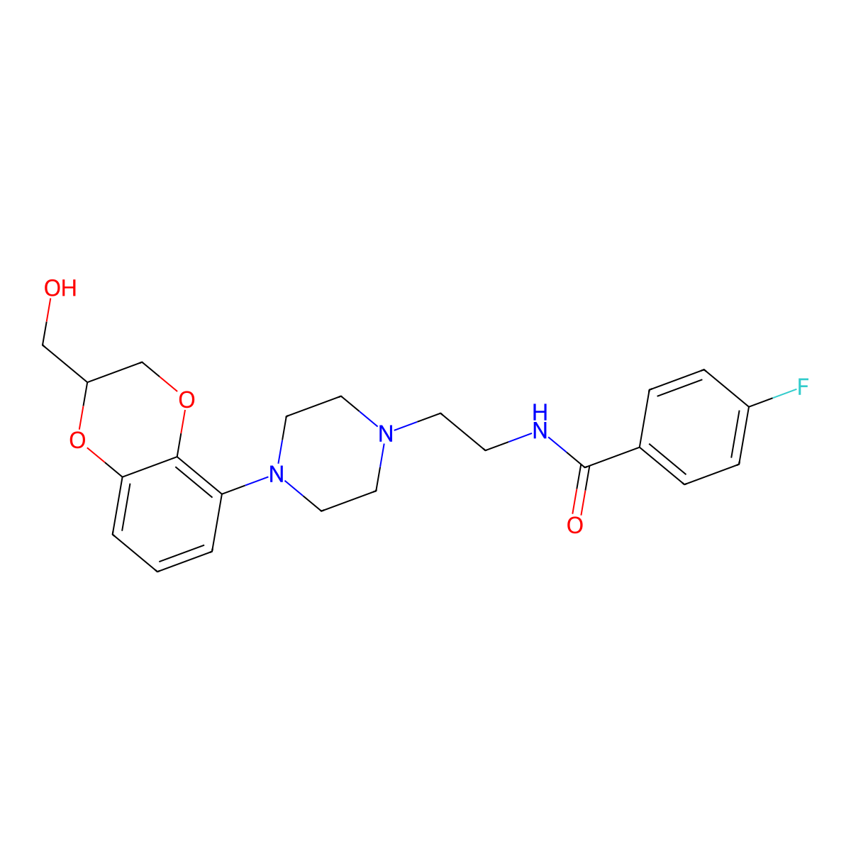 FlesinoxanA-e hydrochloride molecular structure, CAS 132741-86-7