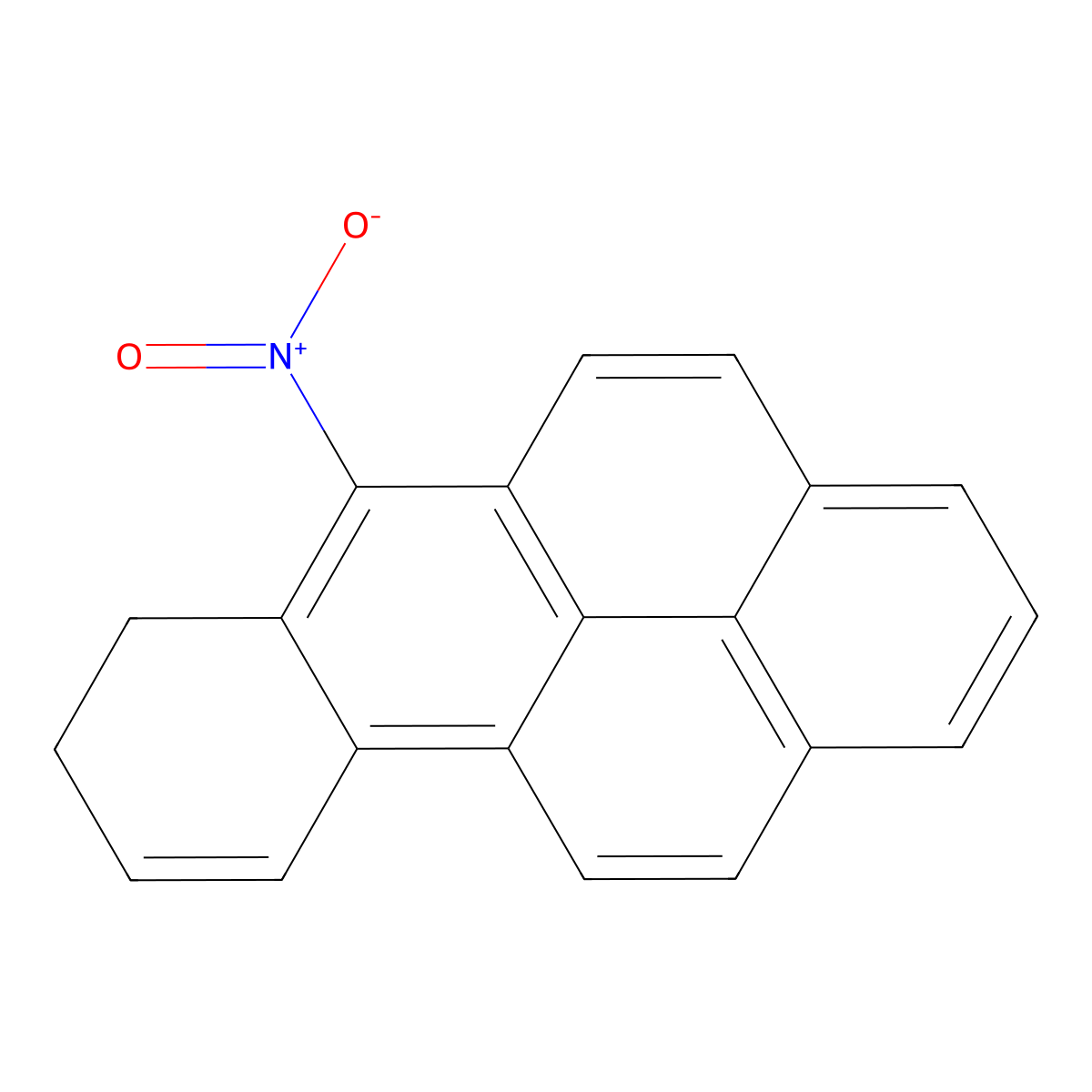 6-Nitro-7,8-dihydrobenzo(a)pyrene molecular structure, CAS 132742-05-3