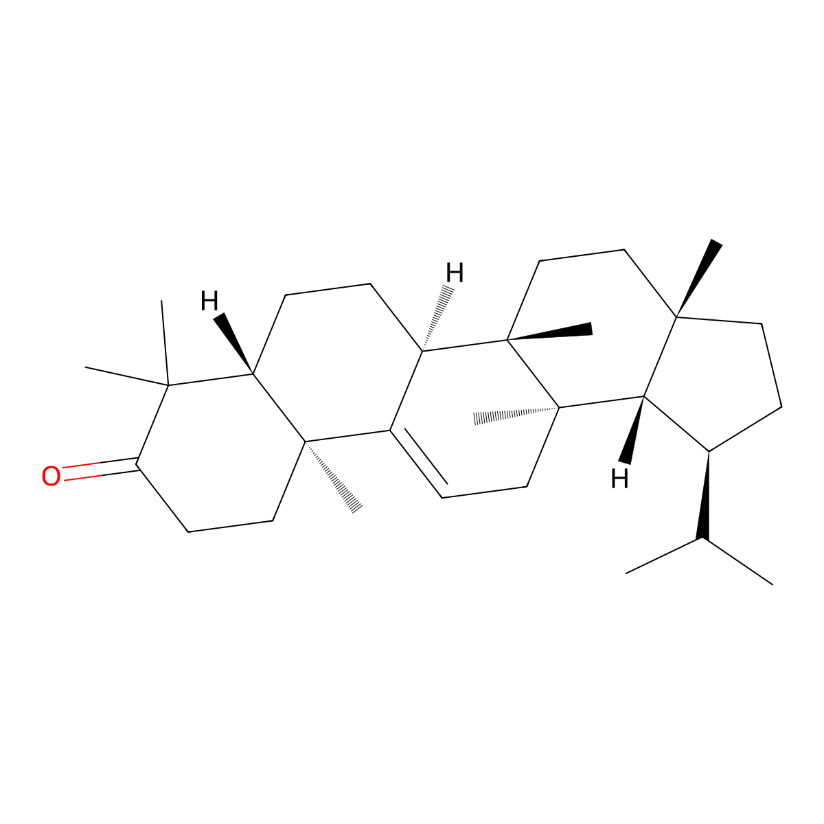 Hancolupenone molecular structure, CAS 132746-04-4