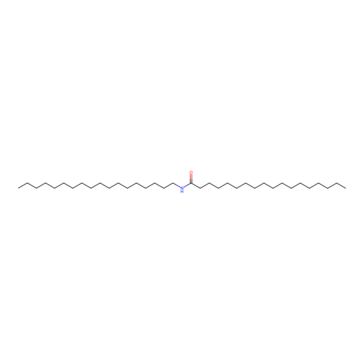 Octadecanamide, N-octadecyl- molecular structure, CAS 13276-08-9