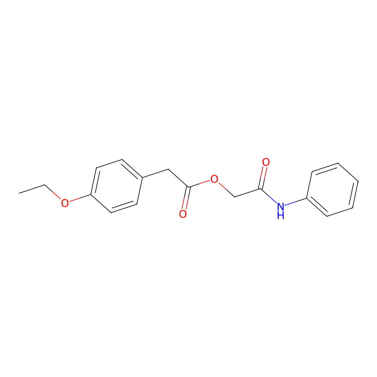 2-Oxo-2-(phenylamino)ethyl (4-ethoxyphenyl)acetate molecular structure, CAS 1327606-34-7