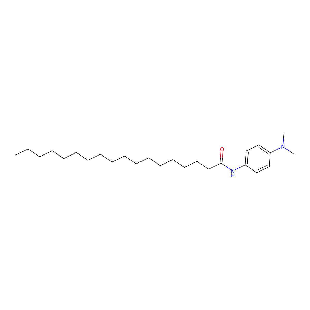 N-[4-(Dimethylamino)phenyl]stearamide molecular structure, CAS 13279-06-6