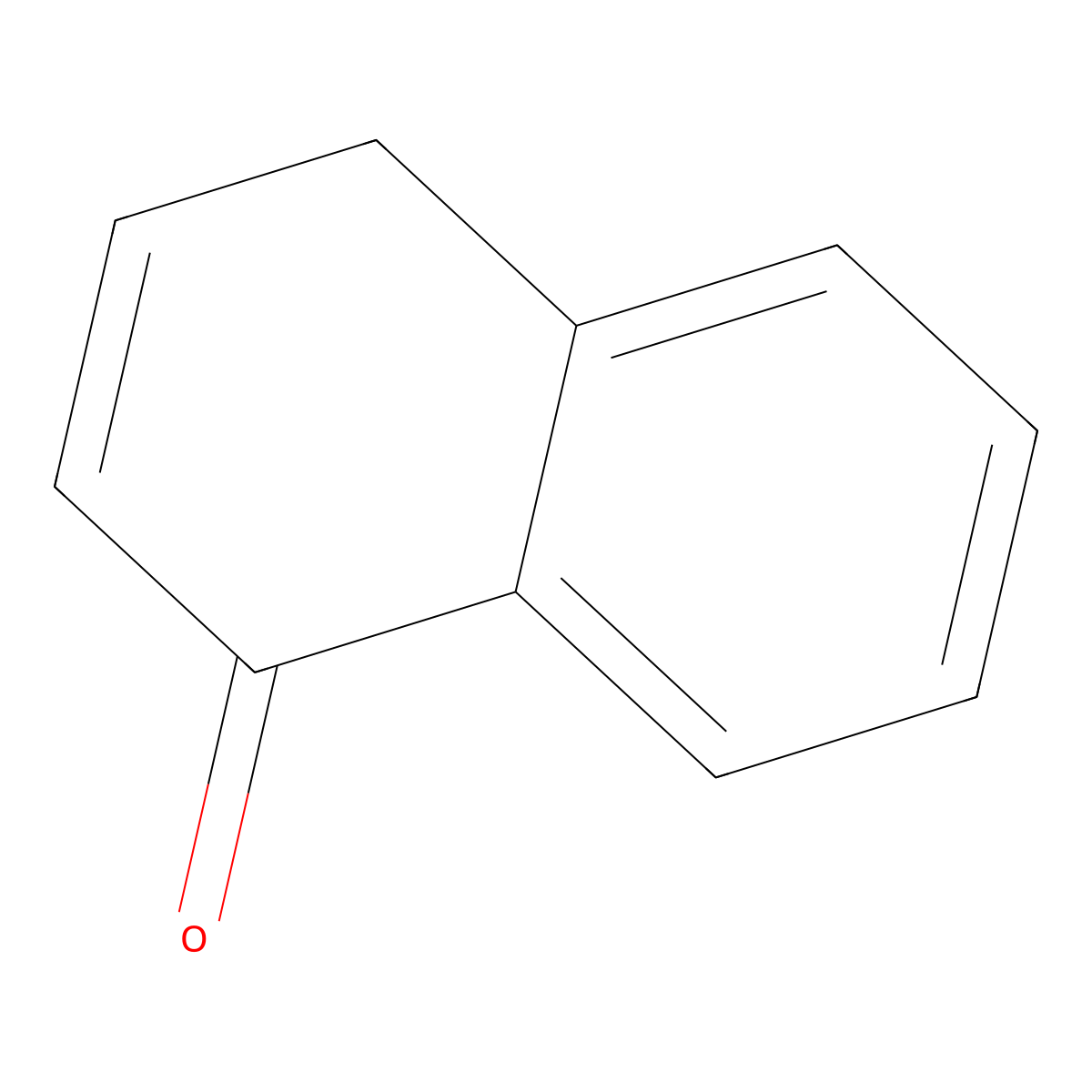 Naphthalene-1(4H)-one molecular structure, CAS 1328-01-4