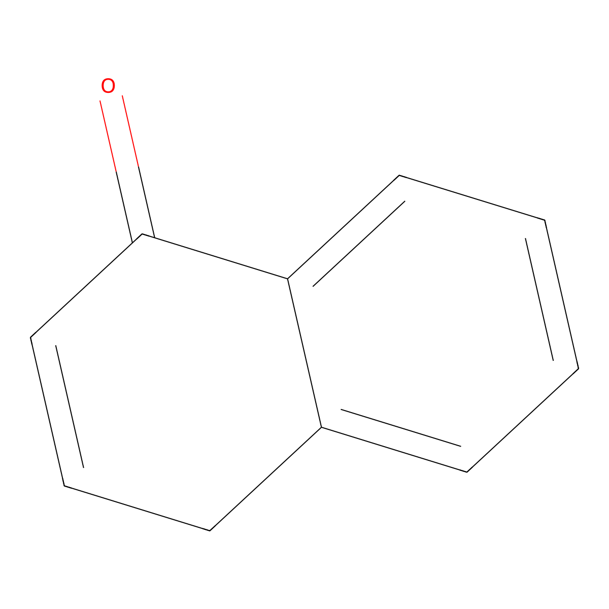 Naphthalene-1(4H)-one molecular structure, CAS 1328-01-4
