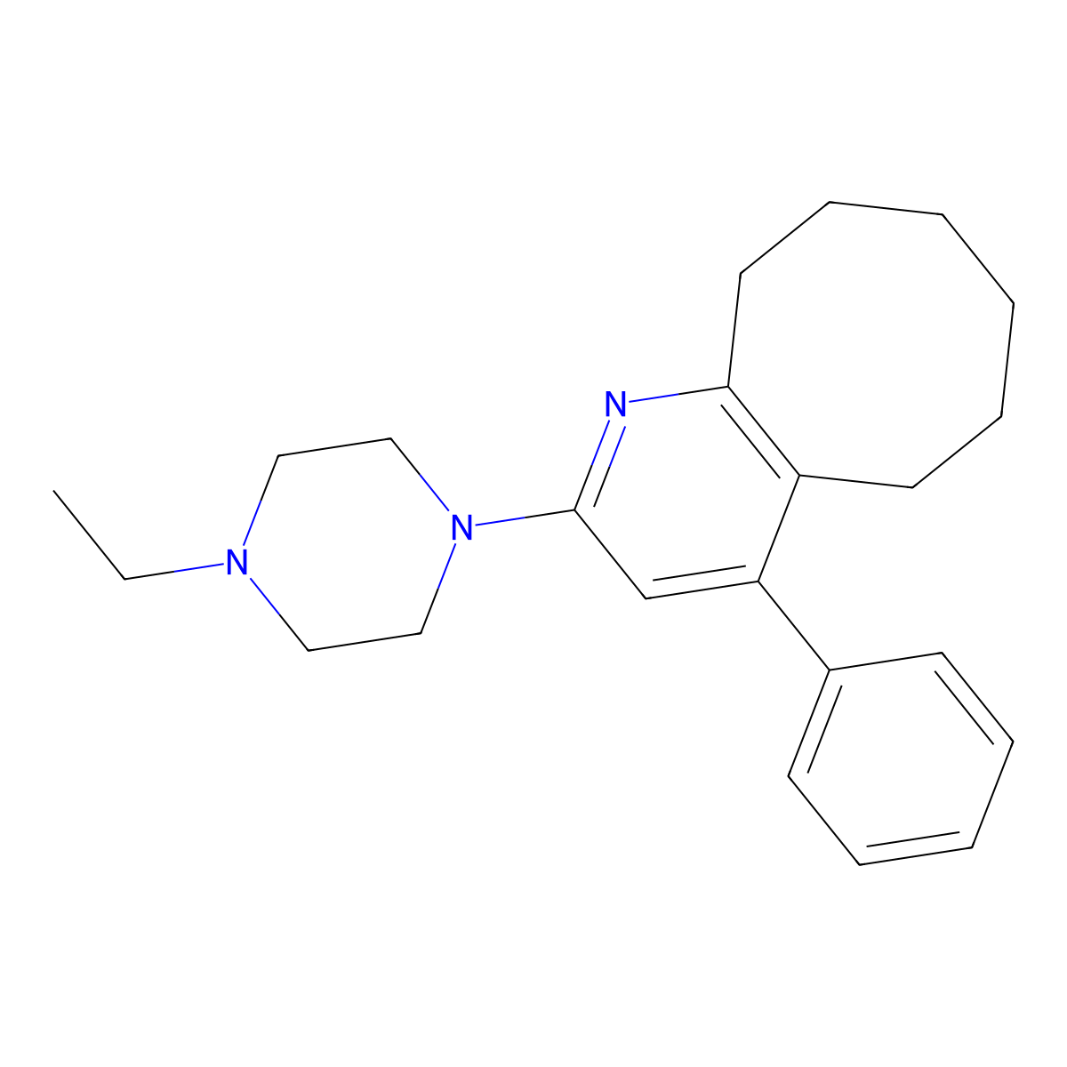 Blonanserin Impurity 2 molecular structure, CAS 132810-75-4