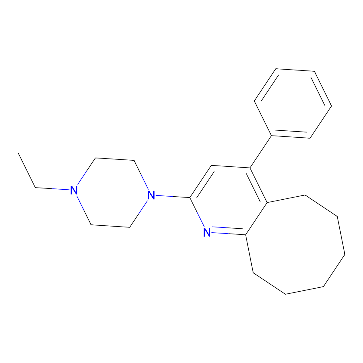 Blonanserin Impurity 2 molecular structure, CAS 132810-75-4