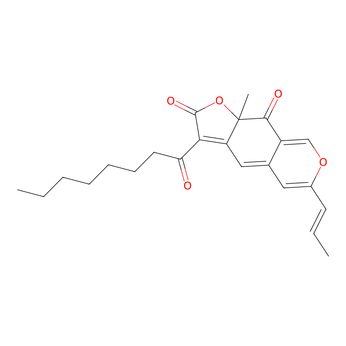 Monascorubrin molecular structure, CAS 13283-90-4
